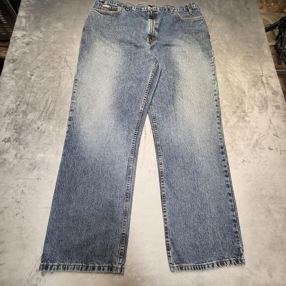 Eddie Bauer Other - Eddie Bauer Jeans Mens 40x32 Blue Loose Fit Tall Denim Straight Leg Classic
